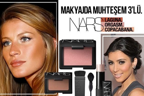 MAKYAJDA MUHTEŞEM 3’LÜ: NARS LAGUNA. NARS ORGAMS. NARS COPACABANA.