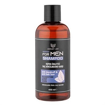 ASHLEY JOY - ANTI-DANDRUFF & ANTI-HAIR LOSS SHAMPOO - Erkekler için Kepek Önleyici&Dökülme Karşıtı Şampuan