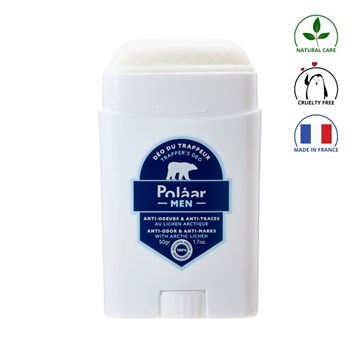 POLAAR - MEN TRAPPER’S DEO - Koku Önleyici & İz Bırakmayan Mineral Roll-On Deodorant