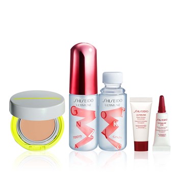 SHISEIDO - DEEPER SUN PROTECTION & RECOVERY SET SPF50 - Shiseido Güneş Korumalı Makyaj & Ultimune Set