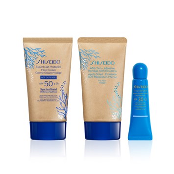 SHISEIDO - FACE AND LIP SUN PROTECTION & CARE SET - Yüz ve Dudak Güneş Koruma & Bakım Seti