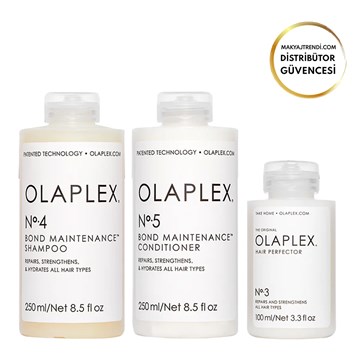 OLAPLEX - BOND MAINTENANCE SYSTEM - Saç Kusursuzlaştırıcı Üçlü Bakım Seti