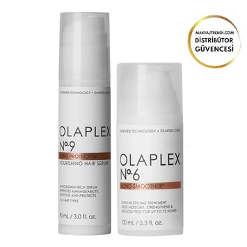 OLAPLEX - FRIZZ CONTROL STYLING DUO - Elektriklenmeyi Kontrol Altına Alan Bağ Güçlendirici İkili Saç Şekillendirme Seti