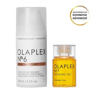 OLAPLEX - ICONIC STYLING DUO - Saçları Şekillendirirken Etkili Bakım Yapan Bağ Güçlendirici İkonik İkili