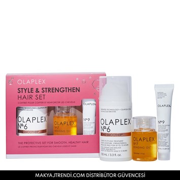 OLAPLEX - STYLE & STRENGTHEN HAIR SET - Saç Şekillendirme ve Bağ Güçlendirme Seti