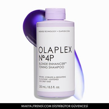 OLAPLEX - No. 4P BLONDE ENHANCER TONING SHAMPOO - Renk Koruyucu & Bağ Güçlendirici Mor Şampuan