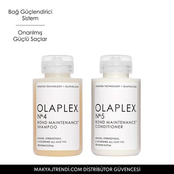 OLAPLEX - DAILY CLEANSE & CONDITION TRAVEL DUO - Saçları Temizleyen & Nemlendiren & Onaran Bağ Güçlendirici Seyahat Bakım Seti