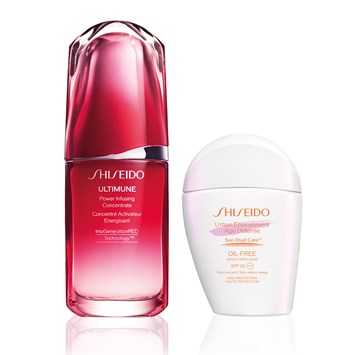 SHISEIDO - ANTIOXIDANT DEFENSE & YOUTHFUL PROTECTION SET - Cilt Savunmasını Güçlendiren & Cildi Güneşten Koruyan Yaşlanma Karşıtı İkili Bakım Seti