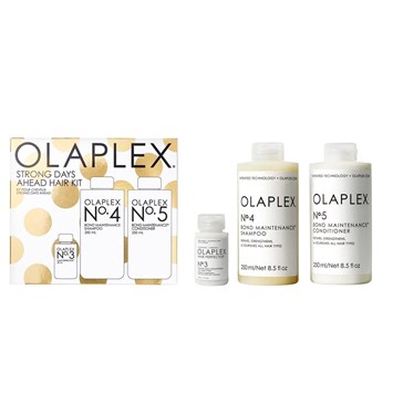 OLAPLEX - STRONG DAYS AHEAD HAIR KIT - Güçlü Saçlar için Bağ Güçlendirici Üçlü Bakım Seti