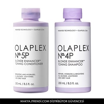 OLAPLEX - THE BRIGHTENING DUO - Sarı & Gri Saçların Rengini Canlandıran Bağ Güçlendirici İkili Bakım Seti