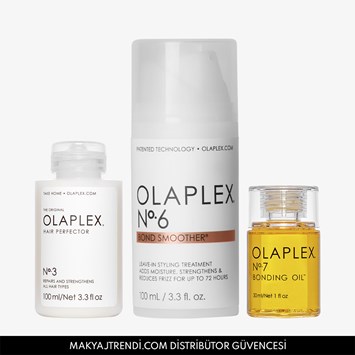 OLAPLEX - VIRAL BUN TRIO - Olaplex Bun Trendi İçin Bağ Güçlendirici Üçlü Saç Bakım Seti