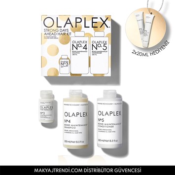 OLAPLEX - STRONG DAYS AHEAD HAIR KIT - Güçlü Saçlar için Bağ Güçlendirici Üçlü Bakım Seti
