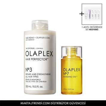 OLAPLEX - STOCK UP BEST SELLER - En Çok Satan İki Üründen Oluşan Bağ Güçlendirici Saç Bakım Seti