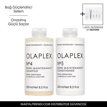 OLAPLEX - DAILY CLEANSE & CONDITION DUO - Saçları Temizleyen & Nemlendiren & Onaran Bağ Güçlendirici Günlük Bakım Seti
