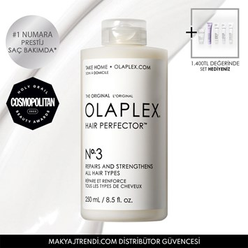 OLAPLEX - No. 3 HAIR PERFECTOR 250 ML - Bağ Güçlendirici ve Saç Kusursuzlaştırıcı