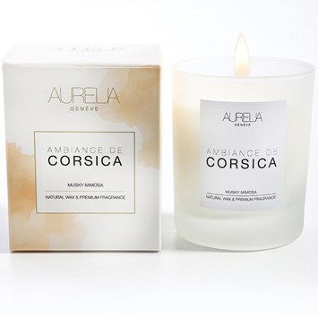 AURELIA GENÈVE HOME - AMBIANCE DE CORSICA – MUSKY & MIMOSA MUM – 210 GR - Mimoza & Misk Kokulu Mum