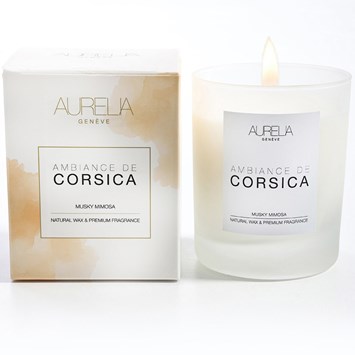 AURELIA GENEVE HOME - AMBIANCE DE CORSICA – MUSKY MIMOSA MUM – 210 GR - Mimoza & Misk Kokulu Mum