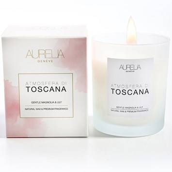 AURELIA GENÈVE HOME - ATMOSFERA DI TOSCANA – GENTLE MAGNOLIA & LILY MUM 210 GR - Manolya & Zambak Kokulu Mum
