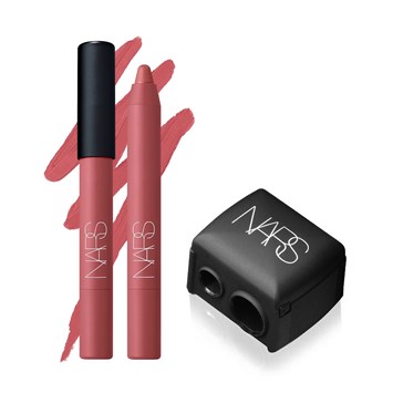 NARS - POWERMATTE HIGH-INTENSITY LIP PENCIL & SHARPENER BUNDLE - Mat Bitişli Kalem Ruj & Kalemtıraş Seti