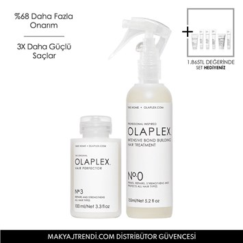 OLAPLEX - THE ULTIMATE REPAIR KIT - Saçları Yoğun Şekilde Onaran & Bağ Güçlendiren & Saçları Kusursuzlaştıran Bakım Seti