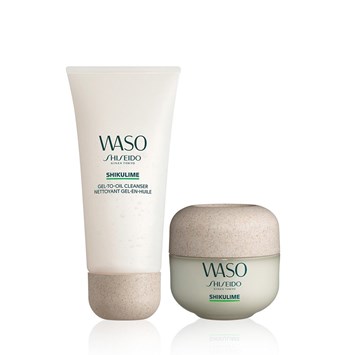 SHISEIDO - WASO FRESH START TO DAY SET - Cildi Temizleyen & Nemlendiren Günlük Bakım Seti