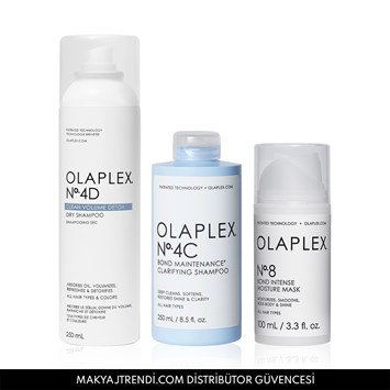 OLAPLEX - CLEAN SCALP KIT - Saç Derisini Derinlemesine Temizleyen & Saçı Nemlendiren & Hacim Veren Bakım Seti