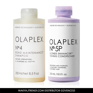 OLAPLEX - SOFTEST BLONDE MAINTENANCE KIT - Saçların Rengini Koruyan & Bağ Güçlendirici Saç Bakım Seti