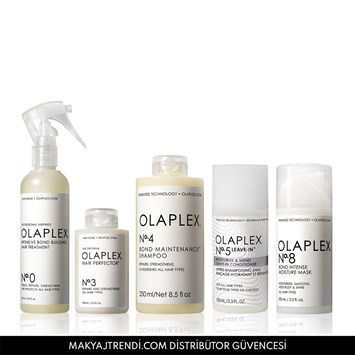 OLAPLEX - UNBREAKABLE BONDS SET - Saçları Yoğun Şekilde Onaran, Bağ Güçlendiren ve Kırıkları Gideren Bakım Seti
