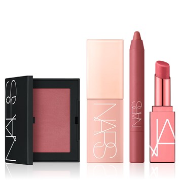 NARS - DOLCE VITA BEST SELLER QUAD - İkonik Dolce Vita Renginde Toz & Likit Allık, Lip Balm ve Kalem Ruj Seti