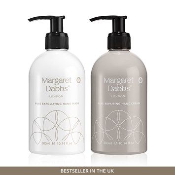 MARGARET DABBS LONDON - PURE REPAIRING HAND CREAM & PURE EXFOLIATING HAND WASH DUO - Onarıcı El Kremi & Peeling Etkili El Yıkama Jeli