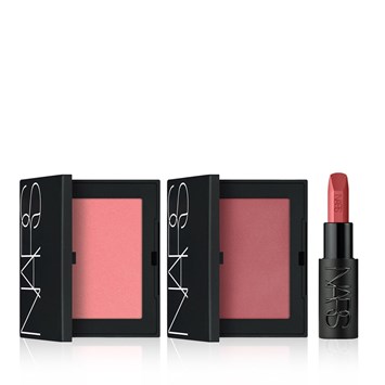 NARS - THE BUNDLE OF LOVE SET - Yanaklara Canlılık Kazandıran Allık & Saten Bitişli Ruj Seti