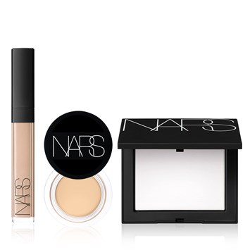 NARS - DARK CIRCLE ERASER SET - Cildi Kusursuzlaştıran Kapatıcı & Aydınlatıcı Etkili Transparan Sıkıştırılmış Pudra Seti