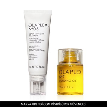 OLAPLEX - HEALTHY SCALP & SHINY HAIR DUO - Bağ Güçlendirici Saç Bakım Yağı & Saç Derisini Güçlendiren Serum Seti