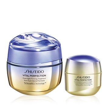 SHISEIDO - SUPREME NIGHT GLOW SET - Olgun Ciltler İçin Yaşlanma Karşıtı ve Sıkılaştırıcı Etkili Gündüz & Gece Kremi Seti