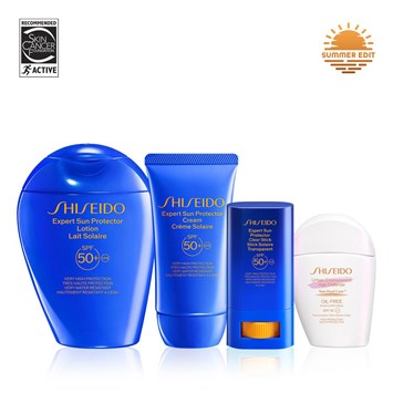 SHISEIDO - ULTIMATE SUNCARE ESSENTIALS SET - Yüz ve Vücut İçin Güneşe Karşı Etkili Koruma Sağlayan Dörtlü Set