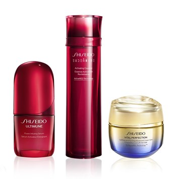 SHISEIDO - 24 HOURS LIFTING SET - Cilt Bariyerini Güçlendiren, Sıkılaştıran Serum, Losyon Nemlendirici Seti