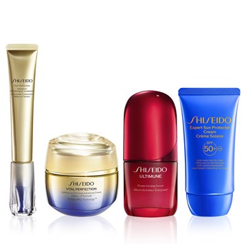 SHISEIDO - BEST SELLER RETINOL ROUTINE SET - Retinol İçeren & Cilt Sıkılaştırıcı & Yenileyici & Güneşten Koruyucu Komple Bakım Seti