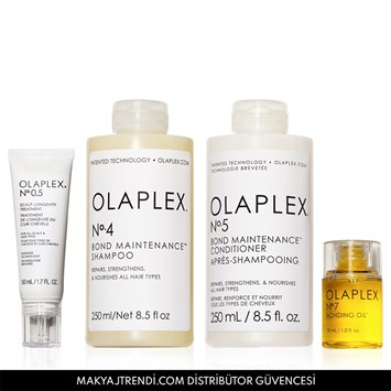 OLAPLEX - STRONG HAIR FRESH START ROUTINE - Bağ Güçlendirici & Saç Derisini Güçlendirici & Parlaklık Verici Bakım Seti