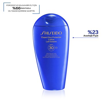 SHISEIDO - EXPERT SUN PROTECTOR LOTION SPF30 - Suya ve Isıya Çok Dayanıklı, İz Bırakmayan Güneşe Karşı Koruyucu Losyon SPF30