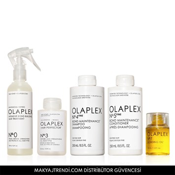OLAPLEX - COMPLETE BOND REPAIR FOR FINE HAIR CARE SET - İnce Telli Saçlar İçin Bağ Güçlendiren Bakım Seti