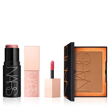 NARS - SUN-KISSED GLOW & BRONZE BUNDLE - Likit Allık & Bronzlaştırıcı Pudra & Çok Amaçlı Stik Allık Seti