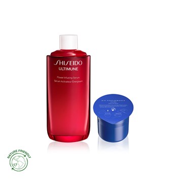 SHISEIDO - ULTIMUNE & BIO-PERFORMANCE SKIN HIFORCE CREAM REFILL DUO - Cilt Savunmasını Güçlendiren ve Cilde Dolgu Etkisi Veren Refill Serum & Nemlendirici Seti