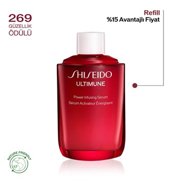 SHISEIDO - ULTIMUNE POWER INFUSING SERUM REFILL - Yaşlanmayı Yavaşlatan & Cildin Savunmasını Güçlendiren Konsantre - REFİL & POMPASIZ