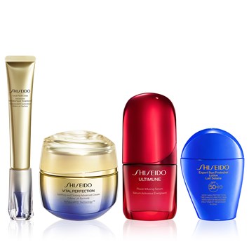 SHISEIDO - ADVANCED RETINOL ROUTINE WITH SPF50+ LOTION - Retinol İçeren & Cilt Sıkılaştırıcı & Yenileyici & Güneşten Koruyucu Cilt Bakım Seti