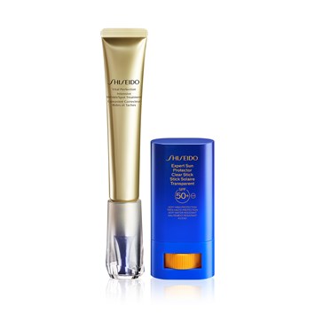 SHISEIDO - RETINOL & CLEAR STICK SPF50 DUO - Retinol İçeren Serum & Güneşten Koruyucu Stik Seti