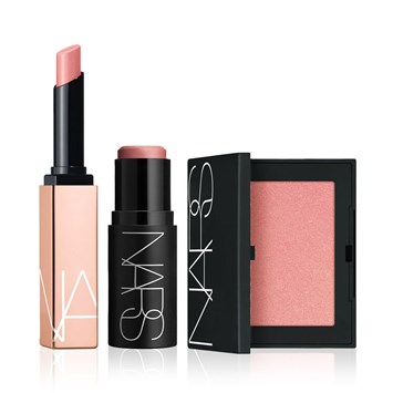 NARS - THE GLOW UP BUNDLE - Toz Allık, Çok Amaçlı Stik Allık & Lip Gloss Seti