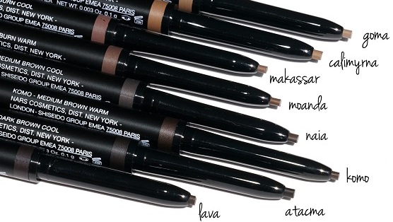 Nars Brow Perfector Colors