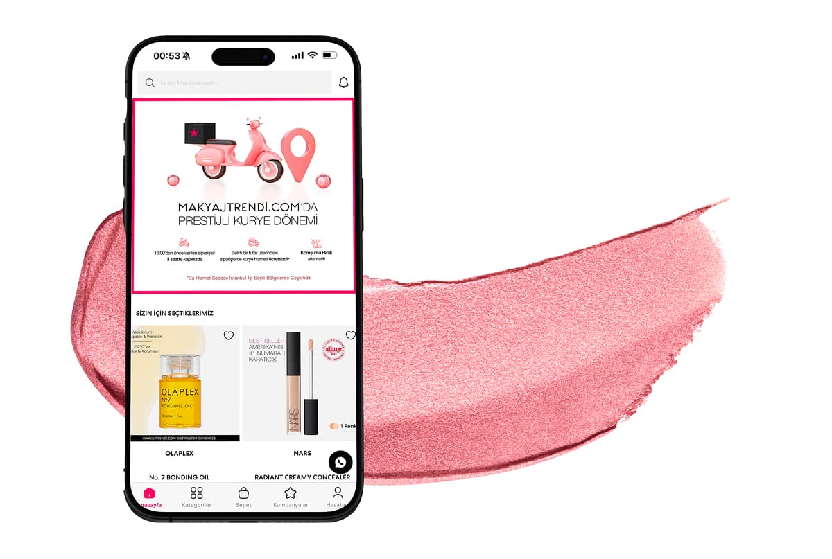 Makyaj Trendi App Landing Page - Aynı Gün Kargo