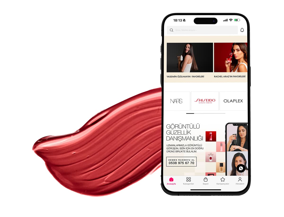 Makyaj Trendi App Landing Page - Danışmanlık Hizmetleri