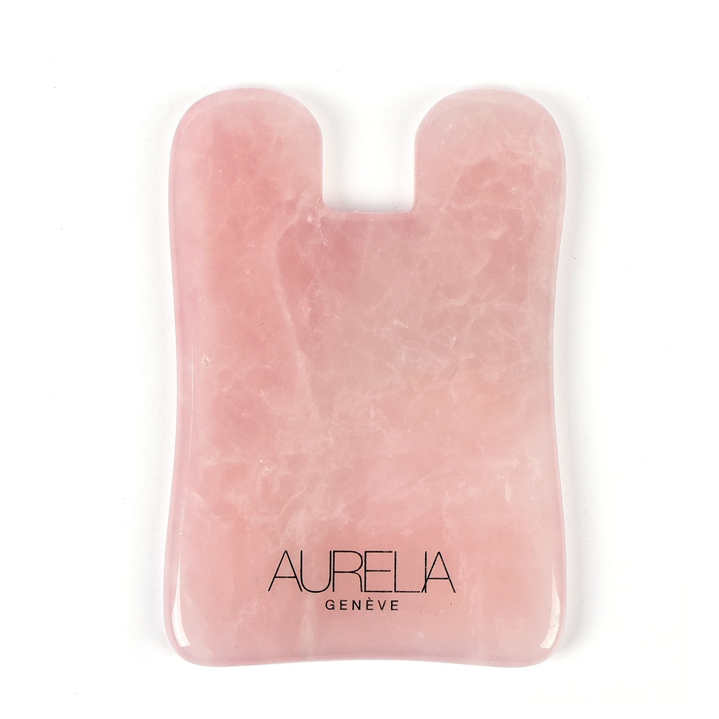 Kare Şekilli Gua Sha Taşı - Pembe Kuvars